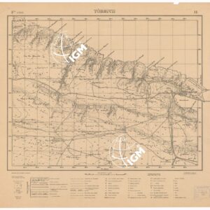 CARTA DELLA ZONA DI TOBRUK - TOBRUK Foglio 1595 II