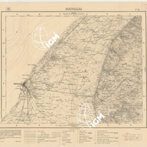 CARTA DELLA CIRENAICA - BENGASI Foglio 13