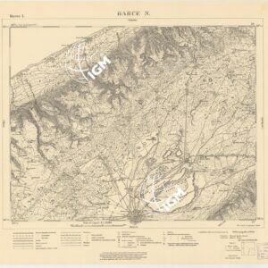 CARTA DELLA CIRENAICA AL 1:50.000 - BARCE I - Barce N.