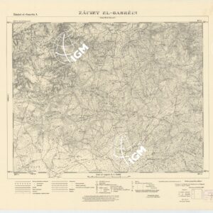 CARTA DELLA CIRENAICA AL 1:50.000 - ZAUIET EL-GASREIN I - Zauiet El-Gasrein