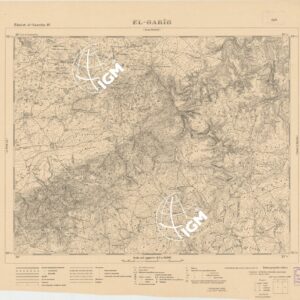 CARTA DELLA CIRENAICA AL 1:50.000 - ZAUIET EL-GASREIN IV - El-Garib