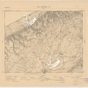 CARTA DELLA CIRENAICA AL 1:50.000 - EL-MERG I - El-Merg N.