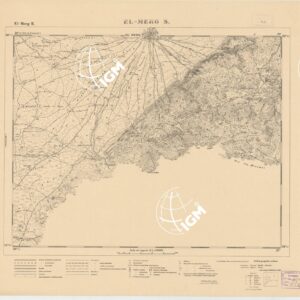 CARTA DELLA CIRENAICA AL 1:50.000 - EL-MERG II - El-Merg S.