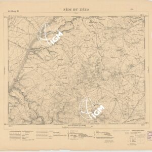 CARTA DELLA CIRENAICA AL 1:50.000 - EL-MERG III - Sidi Bu Zeid