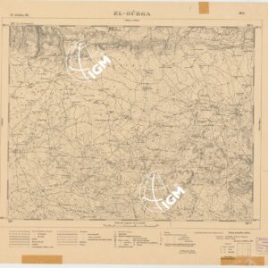 CARTA DELLA CIRENAICA AL 1:50.000 - EL-GUBBA III - El-Gubba