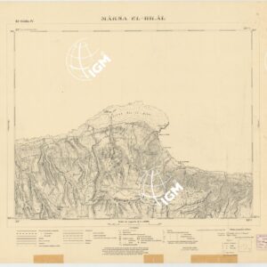 CARTA DELLA CIRENAICA AL 1:50.000 - EL-GUBBA IV - Marsa El-Hilal