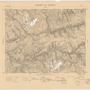 CARTA DELLA CIRENAICA AL 1:50.000 - CIRENE III - Zauiet El-Beida