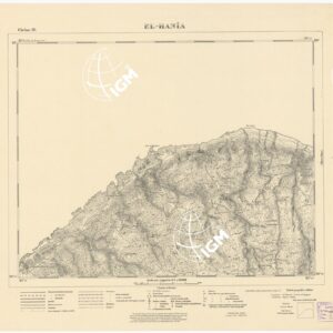 CARTA DELLA CIRENAICA AL 1:50.000 - CIRENE IV - El-Hania