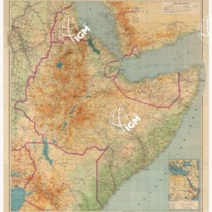 CARTA GEOGRAFICA DELL'AFRICA ORIENTALE