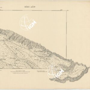 CARTA TOPOGRAFICA DELLA CIRENAICA AL 25.000 - DERNA II S. O. - Sidi Aon