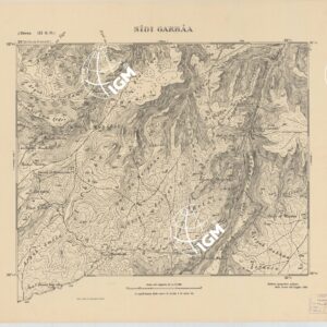 CARTA TOPOGRAFICA DELLA CIRENAICA AL 25.000 - DERNA III S. O. - Sidi Garbaa