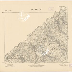 CARTA TOPOGRAFICA DELLA CIRENAICA AL 25.000 - CIRENE IV S. O. - El-Hania