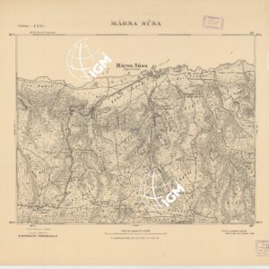 CARTA TOPOGRAFICA DELLA CIRENAICA AL 25.000 - CIRENE I S. E. - Marsa Susa