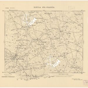 CARTA TOPOGRAFICA DELLA CIRENAICA AL 25.000 - CIRENE II S. E. - Zauia El-Faidia