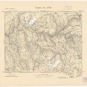 CARTA TOPOGRAFICA DELLA CIRENAICA AL 25.000 - CIRENE III S. E. - Uadi El Cuf
