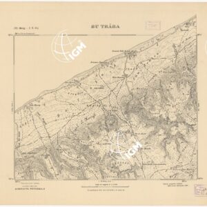 CARTA TOPOGRAFICA DELLA CIRENAICA AL 25.000 - EL-MERG I N. O. - Bu Traba