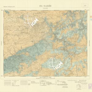 CARTA TOPOGRAFICA DELLA CIRENAICA ALLA SCALA DI 1:50.000 - ZAUIET EL-GASREIN IV - El-Garib