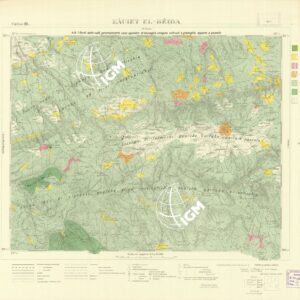 CARTA TOPOGRAFICA DELLA CIRENAICA ALLA SCALA DI 1:50.000 - CIRENE III - Zauiet El-Beida