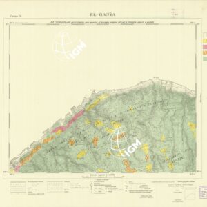CARTA TOPOGRAFICA DELLA CIRENAICA ALLA SCALA DI 1:50.000 - CIRENE IV - El-Hania