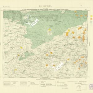 CARTA TOPOGRAFICA DELLA CIRENAICA ALLA SCALA DI 1:50.000 - EL-GUBBA III - El-Gubba