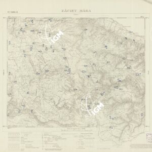 CARTA TOPOGRAFICA DELLA CIRENAICA ALLA SCALA DI 1:50.000 - EL-GUBBA II - Zauiet Mara