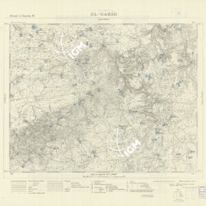 CARTA TOPOGRAFICA DELLA CIRENAICA ALLA SCALA DI 1:50.000 - ZAUIET EL-GASREIN IV - El-Garib