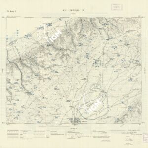 CARTA TOPOGRAFICA DELLA CIRENAICA ALLA SCALA DI 1:50.000 - EL-MERG I - El-Merg N.
