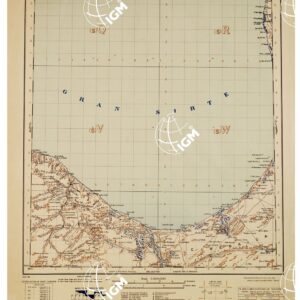 LIBYA (CARTA DERIVATA DAL 400.000 ITALIANO) - El-Agheila