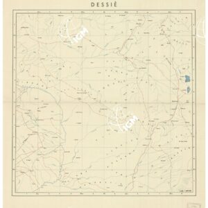 CARTA DELL'AFRICA ORIENTALE ITALIANA - Dessié