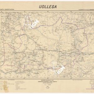 CARTA DELL'AFRICA ORIENTALE ITALIANA - Uollega