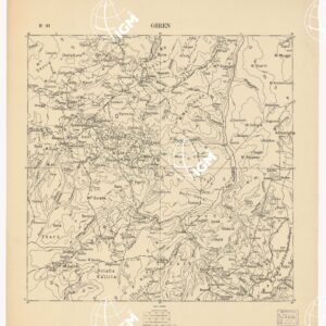 CARTA DELL'AFRICA ORIENTALE ITALIANA - Foglio 21 - Giren