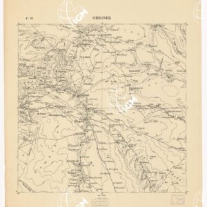 CARTA DELL'AFRICA ORIENTALE ITALIANA - Foglio 23 - Ghigner