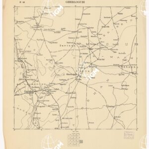 CARTA DELL'AFRICA ORIENTALE ITALIANA - Foglio 25 - Gherlogubi