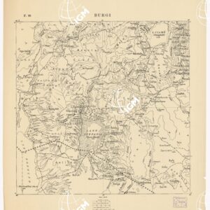 CARTA DELL'AFRICA ORIENTALE ITALIANA - Foglio 26 - Burgi