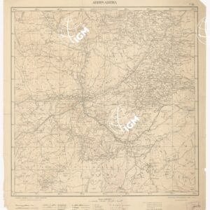 CARTA DELL'AFRICA ORIENTALE ITALIANA IMPERO D´ETIOPIA - Foglio 30 - Addis Abeba