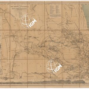 CARTA DELL'ABISSINIA SETTENTRIONALE E DEI PAESI SUL MAREB, BARKA ED ANSEBA