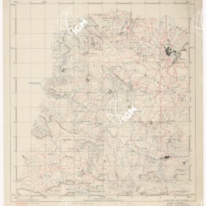 CARTA DELL'AFRICA ORIENTALE ITALIANA - Macallé