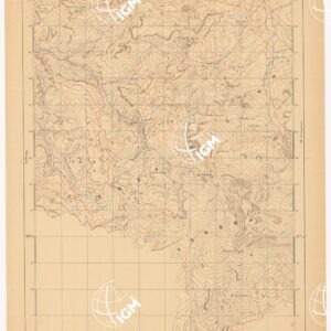 CARTA DELL'AFRICA ORIENTALE ITALIANA - Mai Mescic