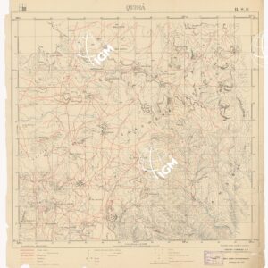 CARTA DELL'AFRICA ORIENTALE ITALIANA - Quihà