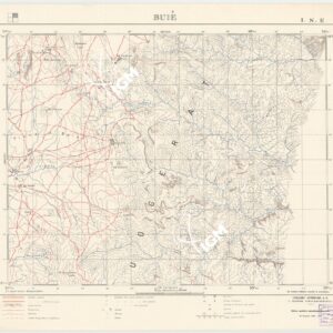 CARTA DELL'AFRICA ORIENTALE ITALIANA - Buiè