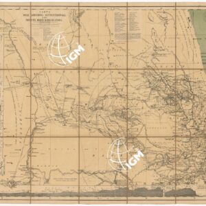 CARTA DELL'ABISSINIA SETTENTRIONALE E DEI PAESI SUL MAREB, BARKA ED ANSEBA