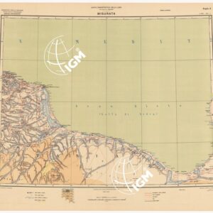 CARTA DIMOSTRATIVA DELLA LIBIA - Foglio 2 - Misurata