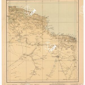 CARTA DIMOSTRATIVA DELLA CIRENAICA - Foglio 2 - Derna -Tobruch