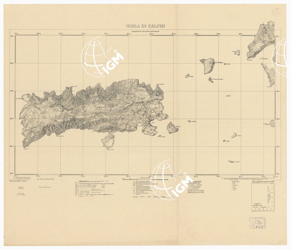 ISOLE ITALIANE DELL'EGEO - Isola di Calchi