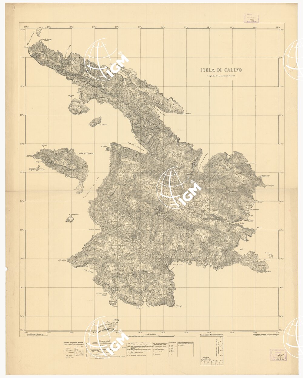 ISOLE ITALIANE DELL'EGEO - Isola di Calino