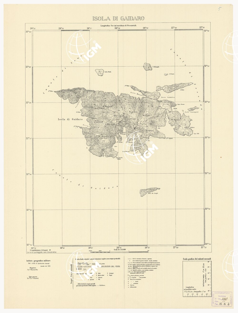 ISOLE ITALIANE DELL'EGEO - Isola di Gaidaro