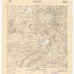 CARTA DELL'AFRICA ORIENTALE ITALIANA - Hauzien