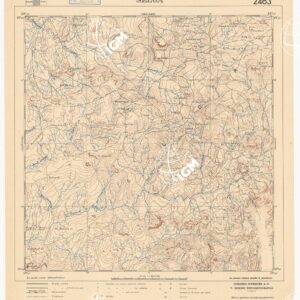 CARTA DELL'AFRICA ORIENTALE ITALIANA - Seloà