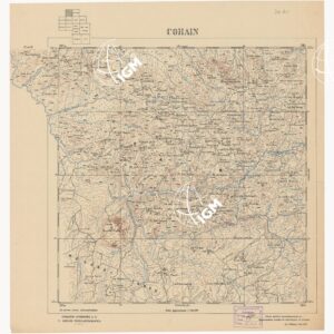 CARTA DELL'AFRICA ORIENTALE ITALIANA - Cohain