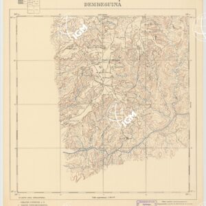 CARTA DELL'AFRICA ORIENTALE ITALIANA - Dembeguinà